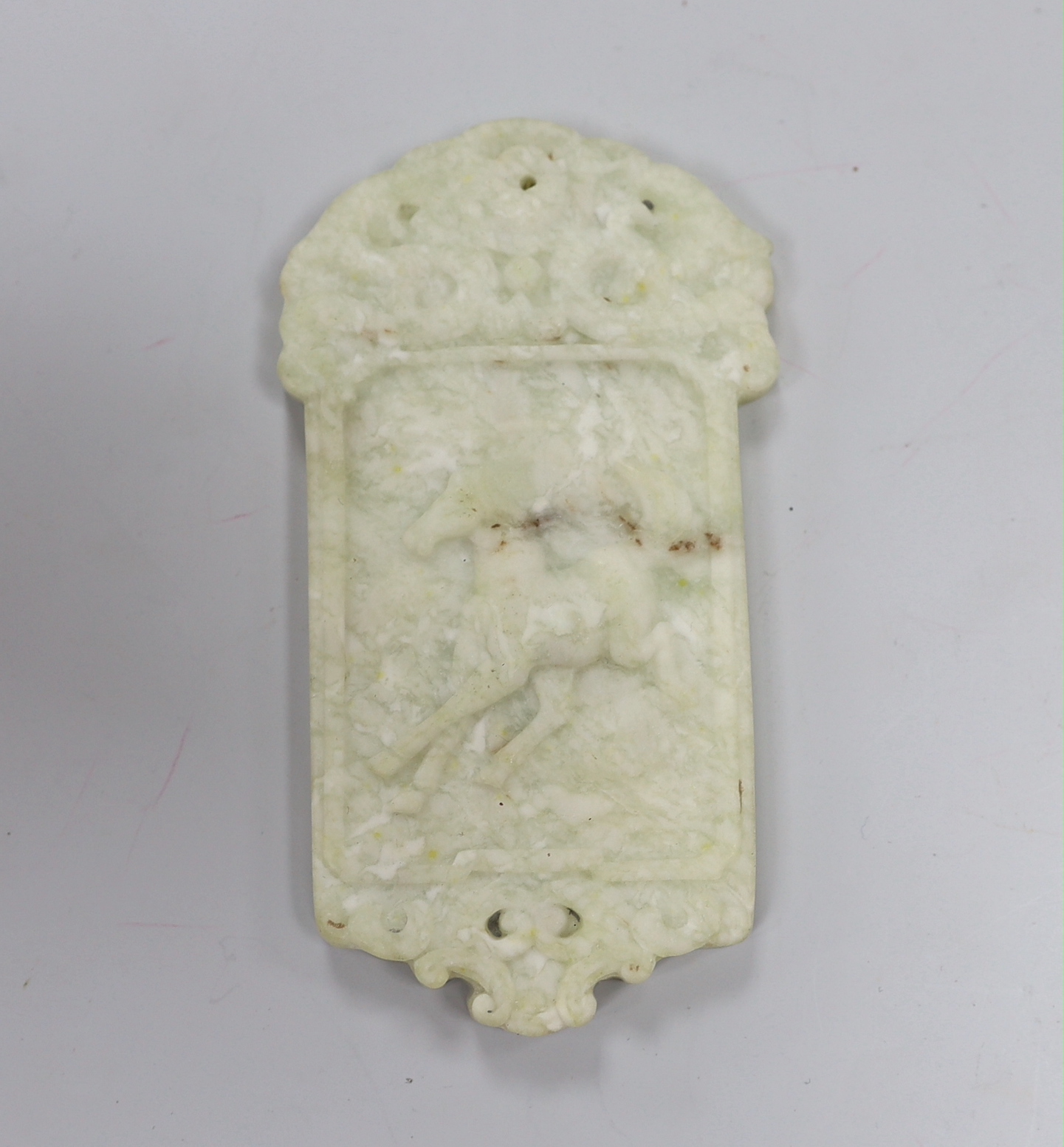 Three Chinese archaistic stone seals and four other carvings, the largest 10cm high (7)
